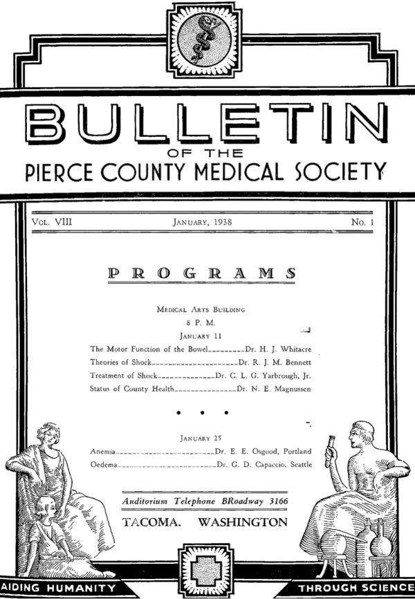 Cover image for PCMS Bulletin 1938