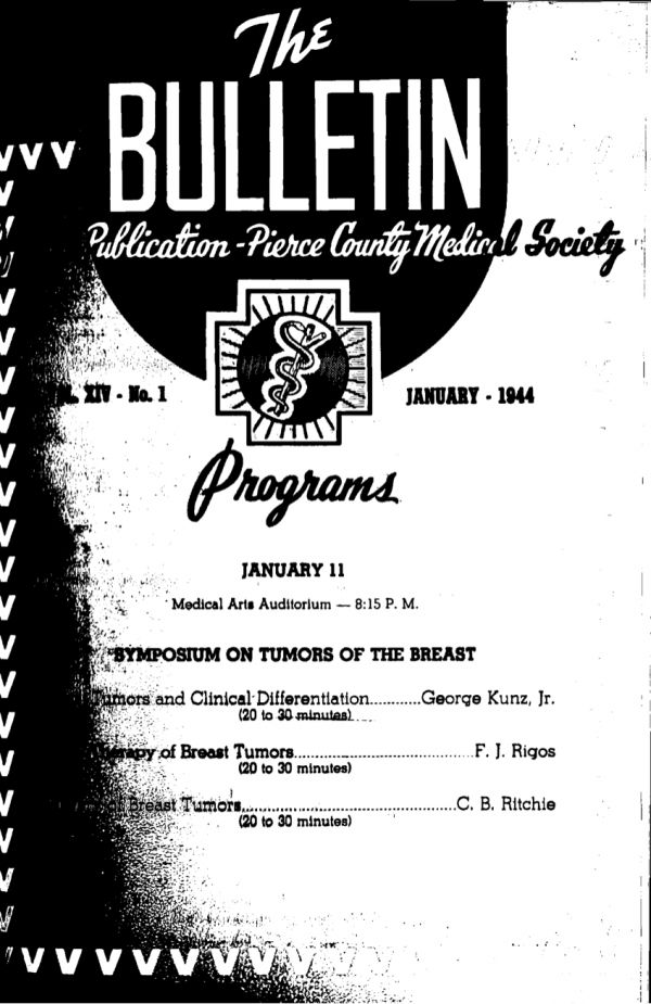 Cover image for PCMS Bulletin 1944