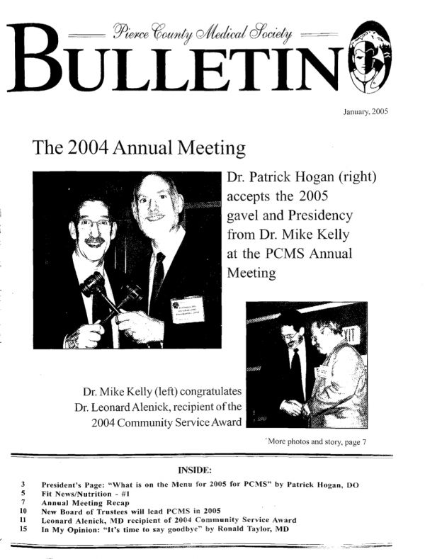Cover image for PCMS Bulletin 2005